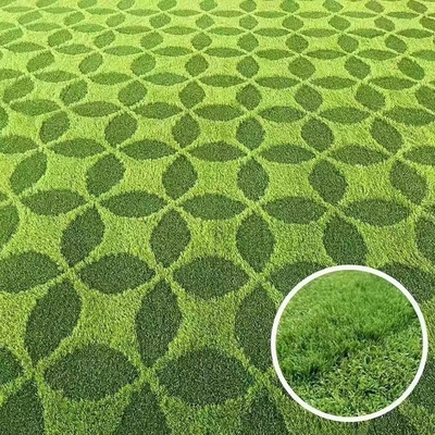 geometrische Zahl artficial Graszahl Rasen des Grases 4m.